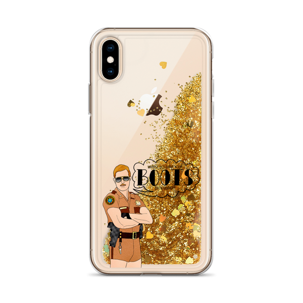 Lt. Jim Dangle - Reno 911 - Liquid Glitter Phone Case - MurderSheBought