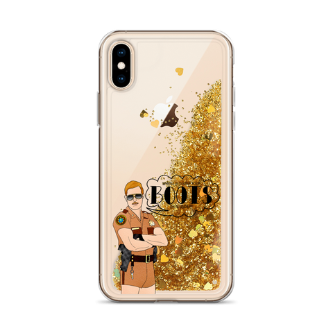 Lt. Jim Dangle - Reno 911 - Liquid Glitter Phone Case - MurderSheBought