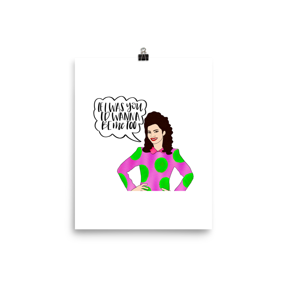 Fran Fine - The Nanny - Poster - MurderSheBought