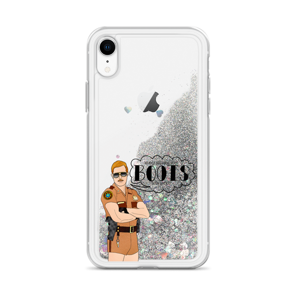 Lt. Jim Dangle - Reno 911 - Liquid Glitter Phone Case - MurderSheBought