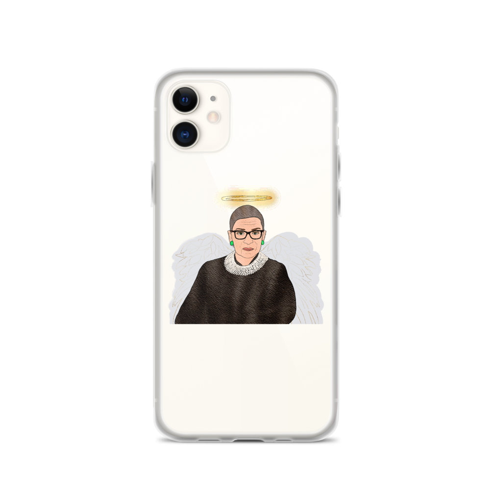 Ruth Bader Ginsburg - Guardian Angel - iPhone Case - MurderSheBought