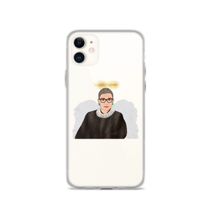 Ruth Bader Ginsburg - Guardian Angel - iPhone Case - MurderSheBought