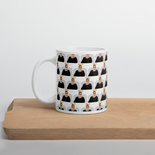 Ruth Bader Ginsburg - Guardian Angel - Coffee Mug - MurderSheBought