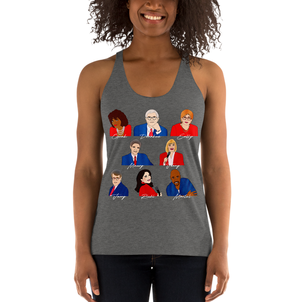 90's Talk Show Hosts - Racerback Tank - MurderSheBought