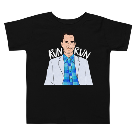 Forrest Gump - Run Forrest Run - Toddler T-Shirt - MurderSheBought