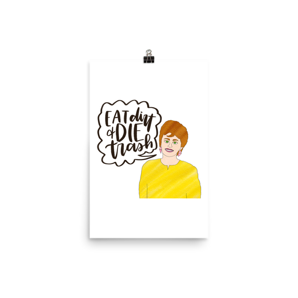 Blanche Devereaux - Golden Girls - Poster - MurderSheBought