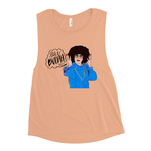 Linda Richman - Coffee Talk - SNL - Ladies’ Muscle Tank - MurderSheBought