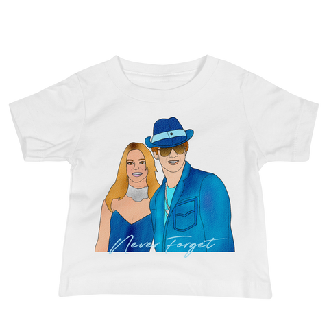 Britney & Justin Baby T-Shirt - MurderSheBought