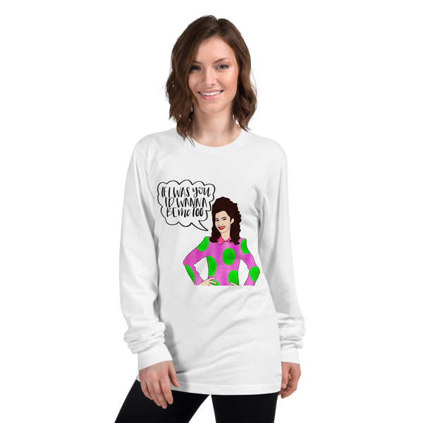 Fran Fine - The Nanny - Long Sleeve T-Shirt - MurderSheBought