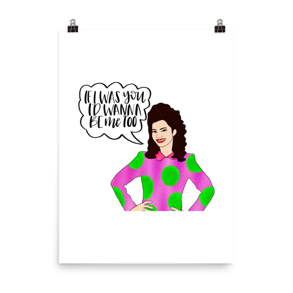 Fran Fine - The Nanny - Poster - MurderSheBought