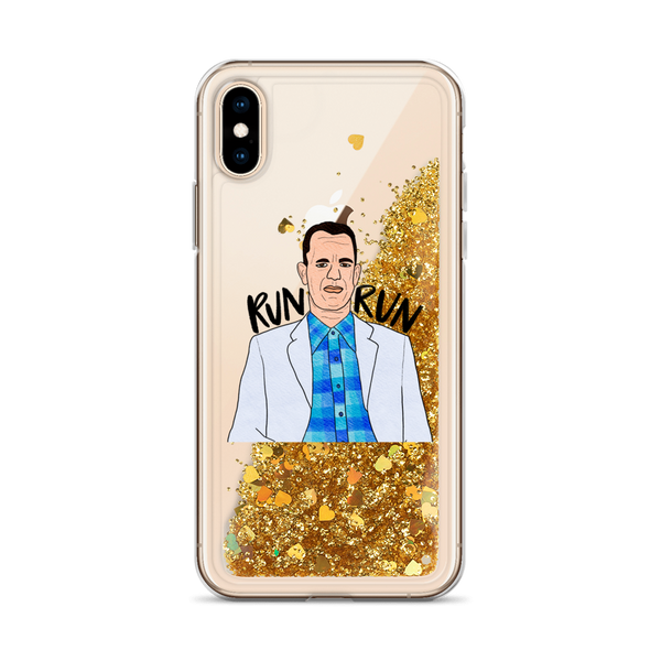 Forrest Gump - Run Forrest Run - Liquid Glitter Phone Case - MurderSheBought