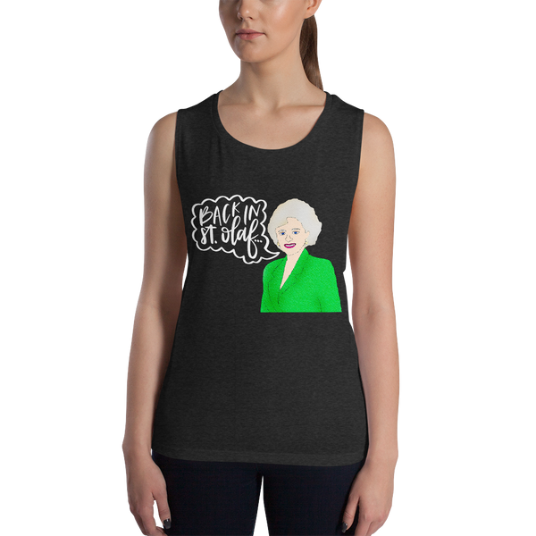 Rose Nylund - Golden Girls - Ladies’ Muscle Tank - MurderSheBought