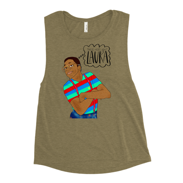 Steve Urkel - Family Matters - Ladies’ Muscle Tank - MurderSheBought