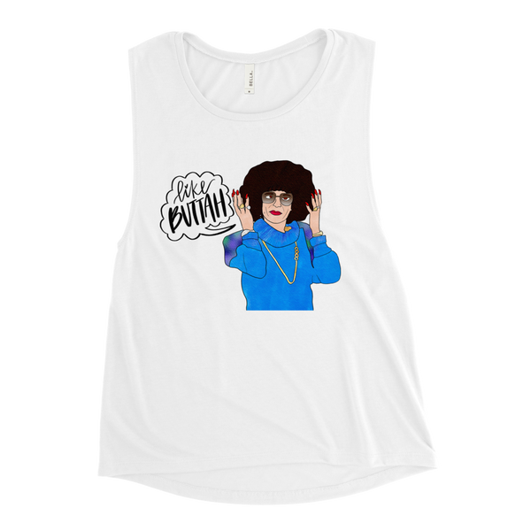 Linda Richman - Coffee Talk - SNL - Ladies’ Muscle Tank - MurderSheBought