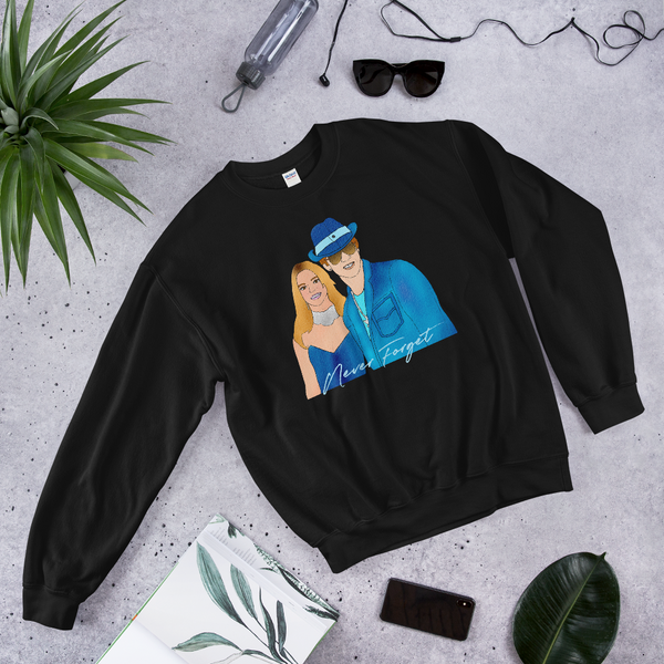 Britney & Justin Sweatshirt - MurderSheBought