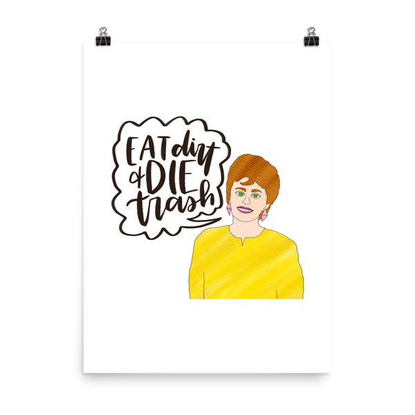 Blanche Devereaux - Golden Girls - Poster - MurderSheBought