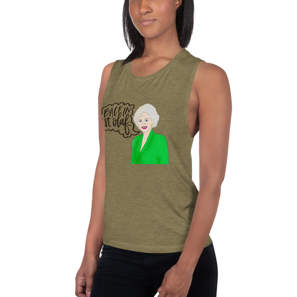 Rose Nylund - Golden Girls - Ladies’ Muscle Tank - MurderSheBought