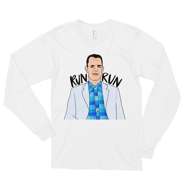 Forrest Gump - Run Forrest Run - Long Sleeve T-Shirt - MurderSheBought