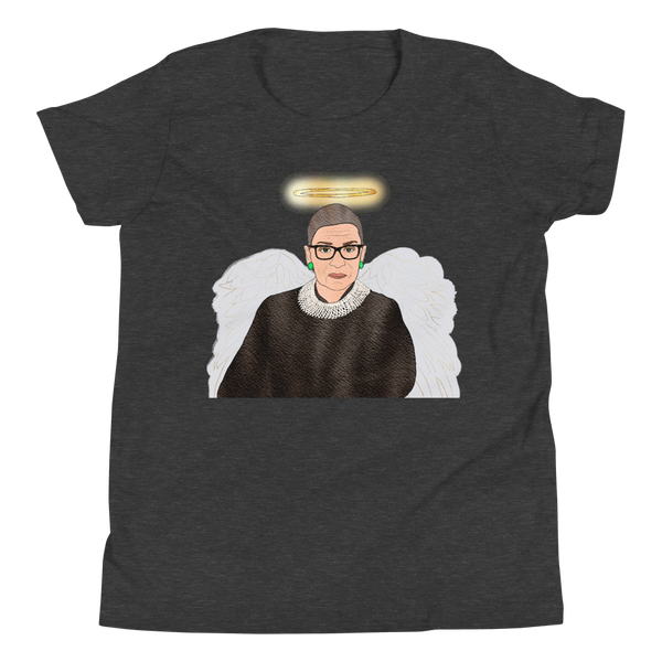 Ruth Bader Ginsburg - Guardian Angel - Kids T-Shirt - MurderSheBought