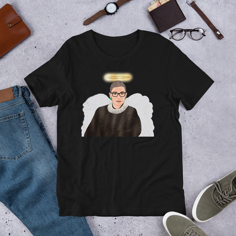 Ruth Bader Ginsburg - Guardian Angel - T-Shirt - MurderSheBought