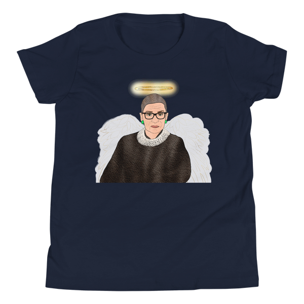 Ruth Bader Ginsburg - Guardian Angel - Kids T-Shirt - MurderSheBought