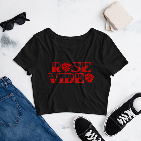 Rose Video Crop Top - MurderSheBought