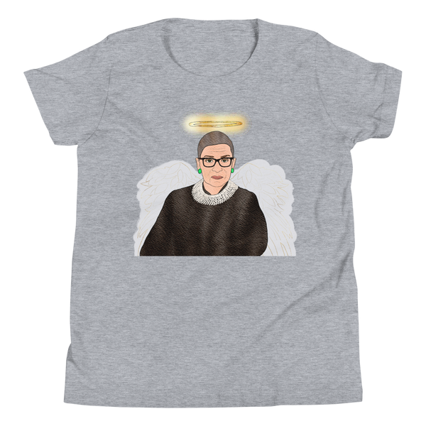 Ruth Bader Ginsburg - Guardian Angel - Kids T-Shirt - MurderSheBought