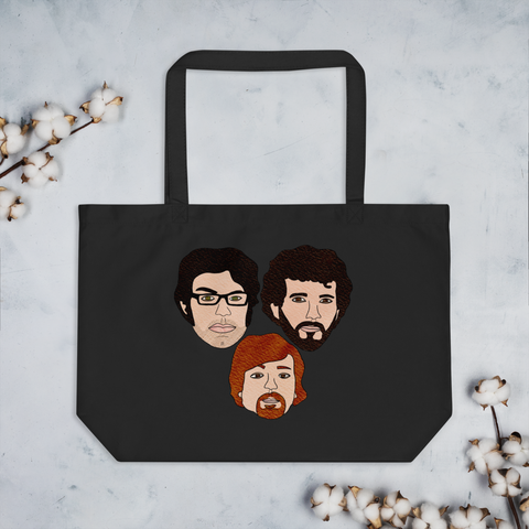 Flight of the Conchords - Large Tote Bag - MurderSheBought