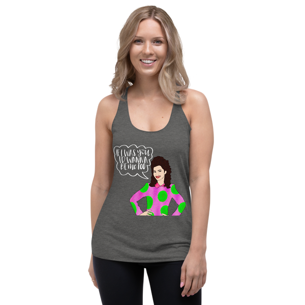 Fran Fine - The Nanny - Racerback Tank - MurderSheBought