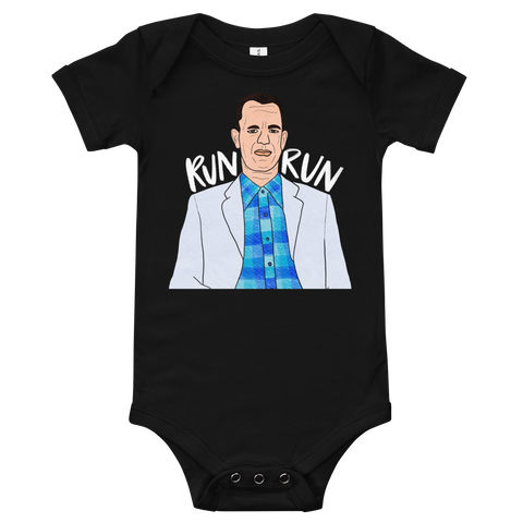 Forrest Gump - Run Forrest Run - Baby Bodysuit - MurderSheBought