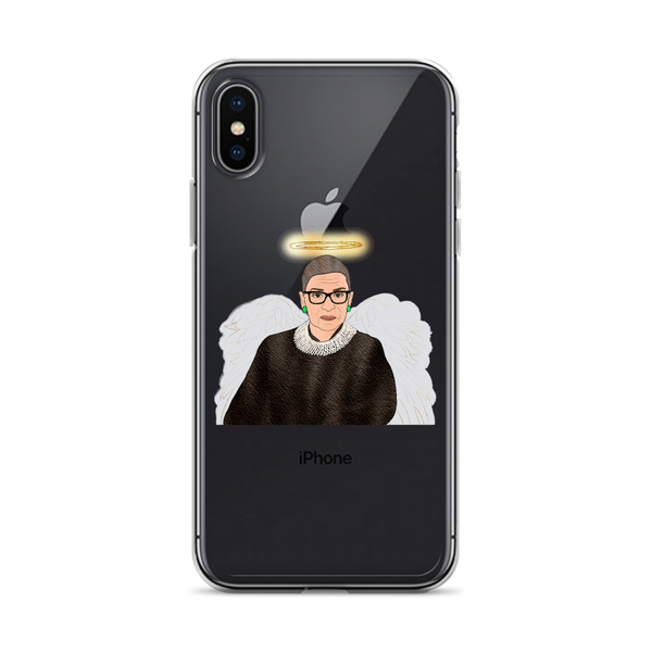 Ruth Bader Ginsburg - Guardian Angel - iPhone Case - MurderSheBought