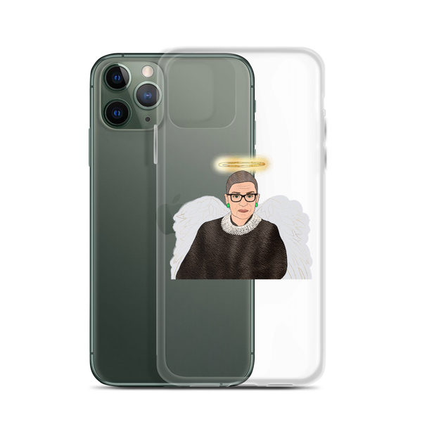 Ruth Bader Ginsburg - Guardian Angel - iPhone Case - MurderSheBought