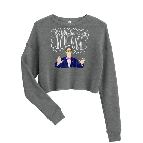 Bill Nye - Crop Sweatshirt - MurderSheBought