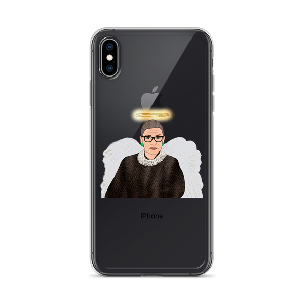 Ruth Bader Ginsburg - Guardian Angel - iPhone Case - MurderSheBought