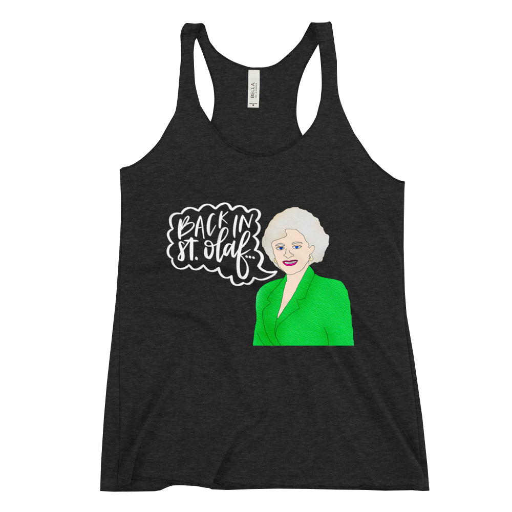 Rose Nylund - Golden Girls - Racerback Tank - MurderSheBought