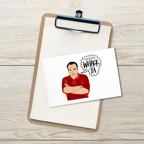 The Sopranos Postcard - Tony Soprano - MurderSheBought