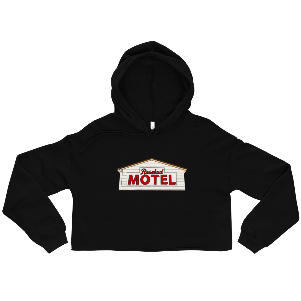 Rosebud Motel - Schitt's Creek - Crop Hoodie - MurderSheBought