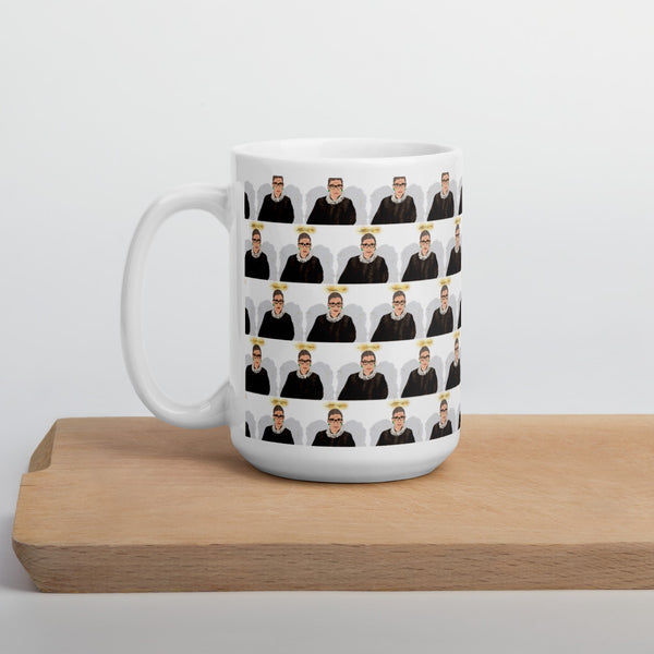 Ruth Bader Ginsburg - Guardian Angel - Coffee Mug - MurderSheBought