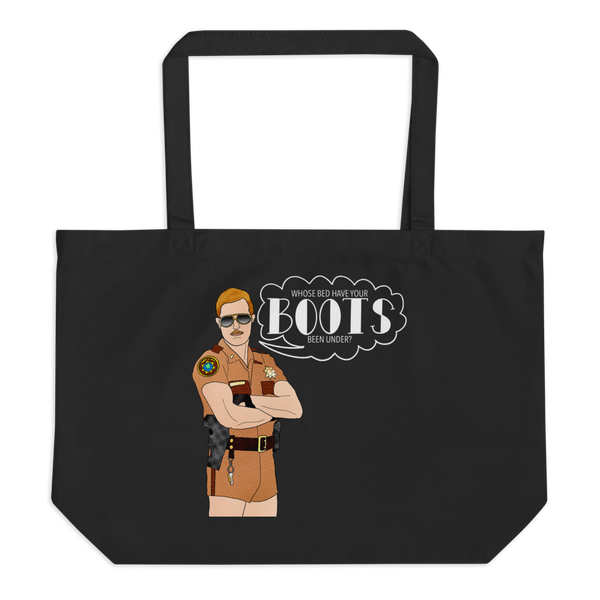 Lt. Jim Dangle - Reno 911 - Large Tote Bag - MurderSheBought