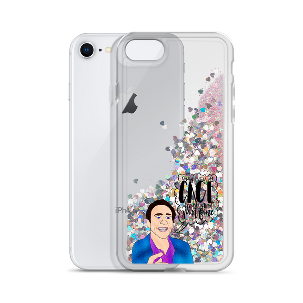 Nicolas Cage - Liquid Glitter Phone Case - MurderSheBought