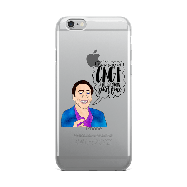 Nicolas Cage - iPhone Case - MurderSheBought