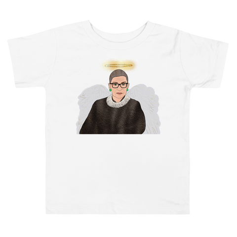 Ruth Bader Ginsburg - Guardian Angel - Toddler T-Shirt - MurderSheBought