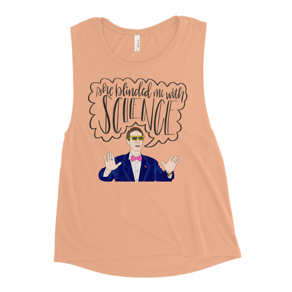 Bill Nye - Ladies’ Muscle Tank - MurderSheBought