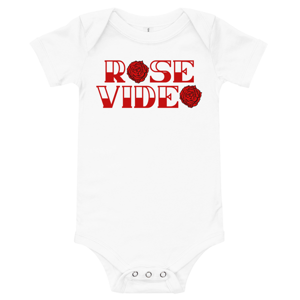 Rose Video Baby Onesie - MurderSheBought