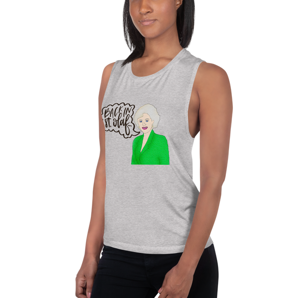 Rose Nylund - Golden Girls - Ladies’ Muscle Tank - MurderSheBought