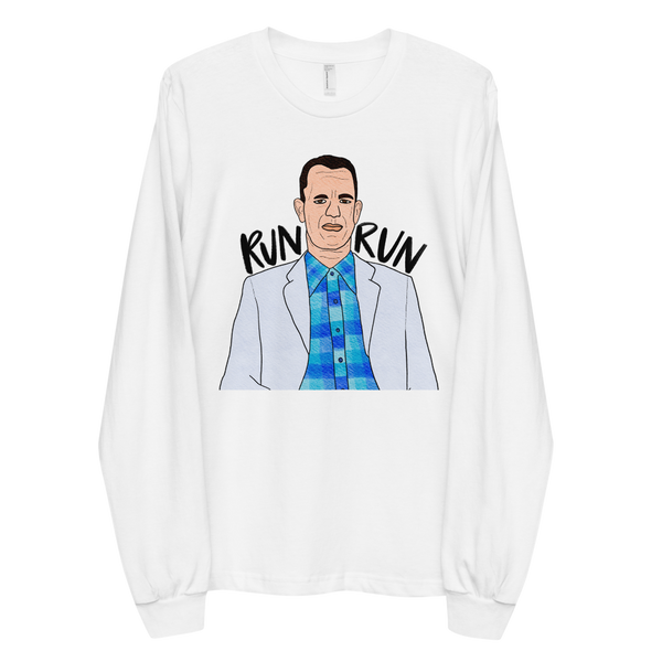 Forrest Gump - Run Forrest Run - Long Sleeve T-Shirt - MurderSheBought