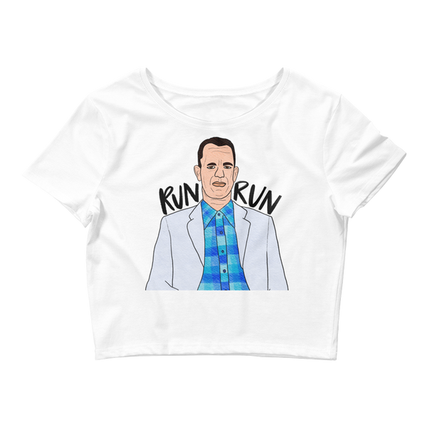 Forrest Gump - Run Forrest Run - Crop Top - MurderSheBought