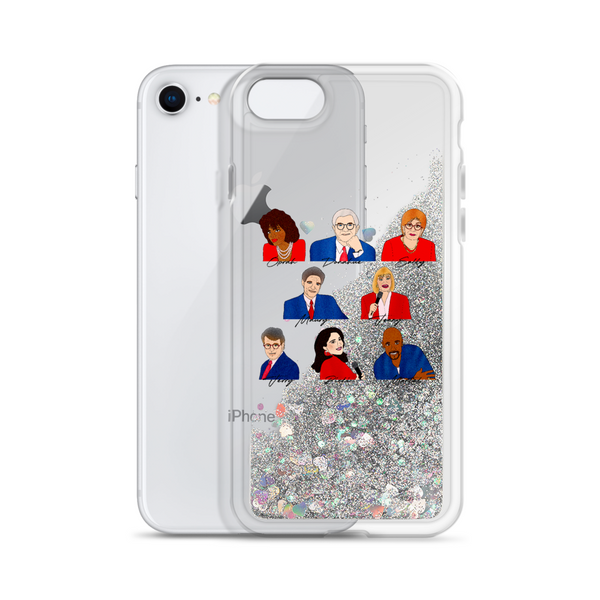 90's Talk Show Hosts - Liquid Glitter Phone Case - MurderSheBought