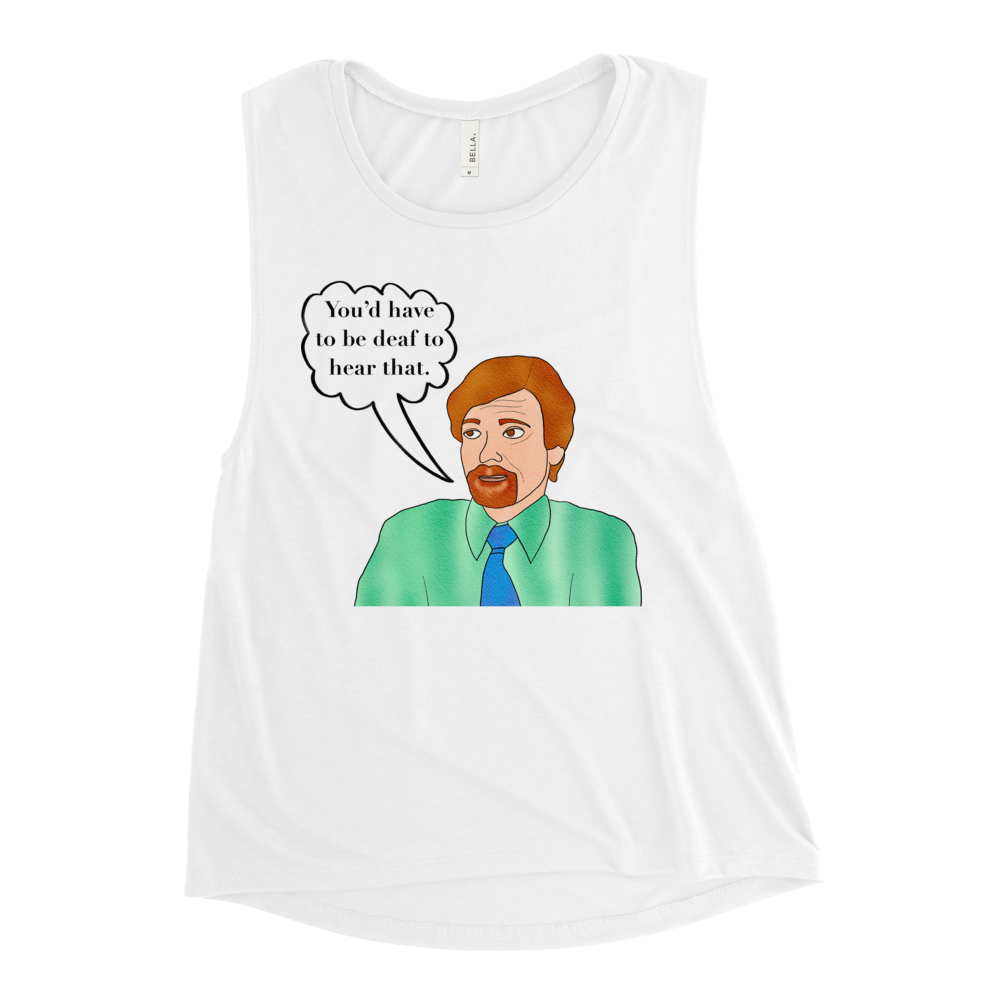 Murray Hewitt - Flight of the Conchords - Ladies’ Muscle Tank - MurderSheBought