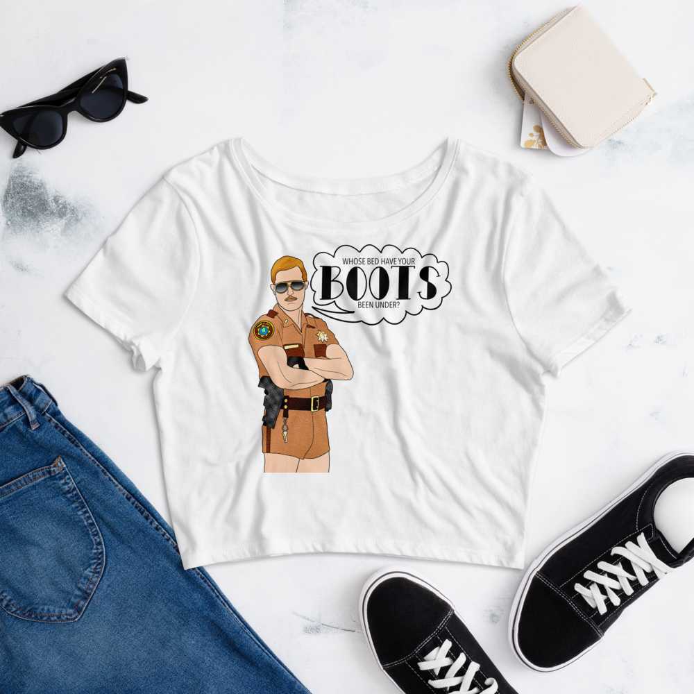 Lt. Jim Dangle - Reno 911 - Crop Top - MurderSheBought